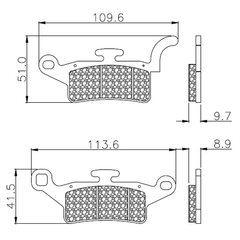 Pastillas Kross 10295