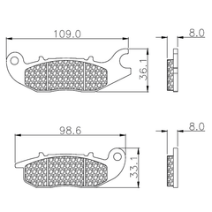 Pastillas Kross 10301