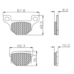 Pastillas Kross 10302