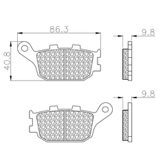 Pastillas Kross 10310
