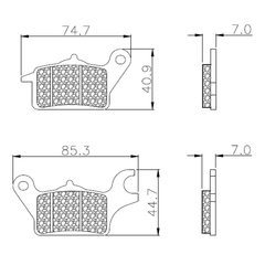 Pastillas Kross 10321