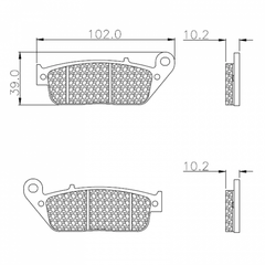 Pastillas Kross 10344 Bws Fi/Fmpd00924
