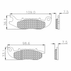 Pastillas Kross 10345