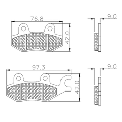 Pastillas Kross 10299B