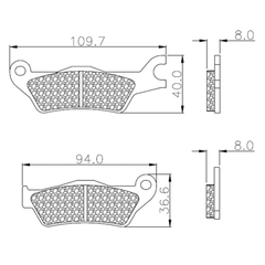Pastillas Kross 10303