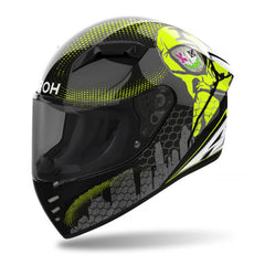 Casco Airoh Connor Gamer Negro Amarillo