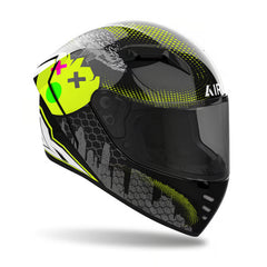Casco Airoh Connor Gamer Negro Amarillo