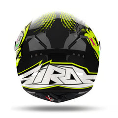 Casco Airoh Connor Gamer Negro Amarillo