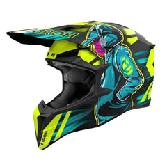 Casco Airoh Wraaap Cyber Amarillo