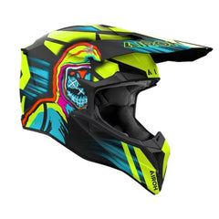 Casco Airoh Wraaap Cyber Amarillo