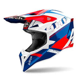 Casco Airoh Wraaap Feel Azul Rojo