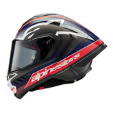 Casco Alpinestar Super Tech R10 Negro Rojo Azul