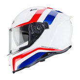 Casco Caberg Avalon Blast Blanco Azul Rojo