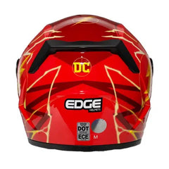 Casco Dc Edge Kids Roman Flash Rojo