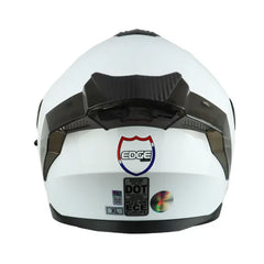 Casco Edge Boston Solido Blanco