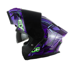Casco Edge Boston Steelix Morado
