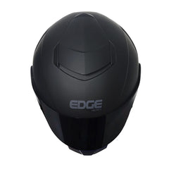 Casco Edge Shangai Quartz Negro Brillante