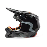 Casco Fox V1 Bnkr Gris Camaleon