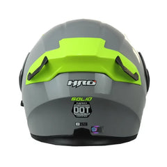 Casco Hro 3400Dv Evo Nardo Amarillo Visor Iridium Silver