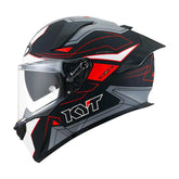 Casco Kyt R2R Led Matt Negro Gris
