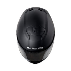 Casco Ls2 Ff808 Solid Negro Visor Iridium Silver