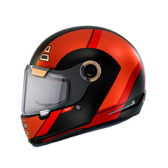 Casco Mt Jarama Sv Cargo B5 Rojo Negro Brillo