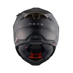Casco Nexx Wst3 Carbon Zero Pro Negro Visor Iridium Dorado