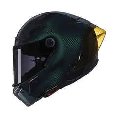 Casco Nolan X-804 Rs Ultra Carbon Liquido 327 Verde Visor Smoke