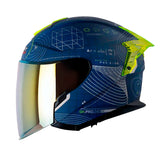 Casco Shaft Pro 240Dv Are We Alon Azul Amarillo