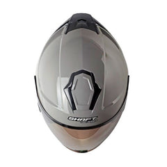 Casco Shaft Pro 240Dv Solid Gris Negro Visor Iridium Silver