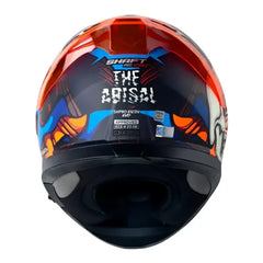 Casco Shaft Pro 612Dv Evo The Abisal Negro Azul Visor Iridium Azul