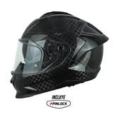 Casco Smk Titan Carbon Negro