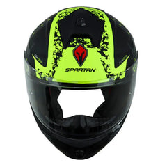 Casco Spartan Draken Csa Nostra Gris Amarillo