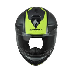 Casco Spartan Draken S Sonar Negro Gris Verde