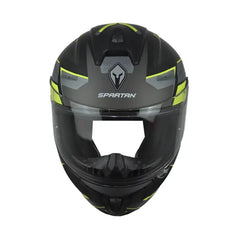 Casco Spartan Draken S Sun Ray Negro Amarillo