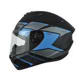 Casco Spartan Draken S Sun Ray Negro Azul