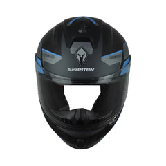 Casco Spartan Draken S Sun Ray Negro Azul