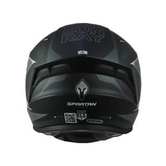 Casco Spartan Draken S Sun Ray Negro Gris