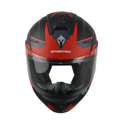 Casco Spartan Draken S Sun Ray Negro Rojo