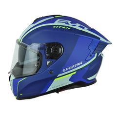 Casco Spartan Hawk Sv Titan B7 Azul