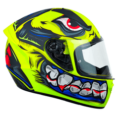 Casco Spartan Stinger Vladprint Amarillo Mate