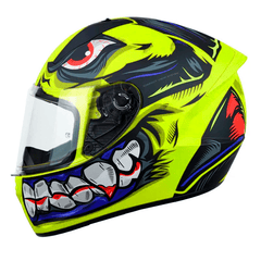 Casco Spartan Stinger Vladprint Amarillo Mate