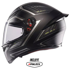 Casco Agv K1-S Multisling_063 Negro Gris
