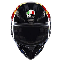 Casco Agv K1-S Pulse 46 Negro Naranja