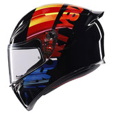 Casco Agv K1-S Pulse 46 Negro Naranja
