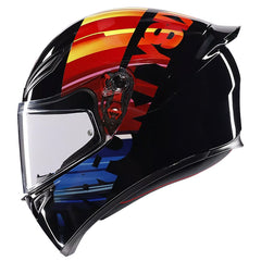 Casco Agv K1-S Pulse 46 Negro Naranja