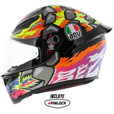 Casco Agv K1S Bezzecchi_2023 Negro Fullcolor