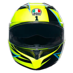 Casco Agv K3 Sv Rossi Wt Phillip Island 2005 Amarillo Negro