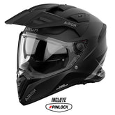 Casco Airoh Dual Bandit Negro Mate