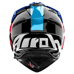 Casco Airoh Dual Bandit Tune Azul Rojo